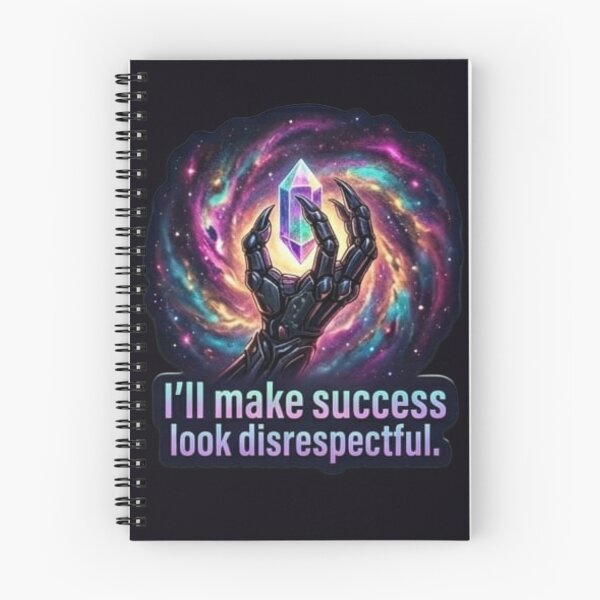 Item preview, I'll Make Success Look Disrespectful Cosmic Crystal Gauntlet Sticker designed and sold by Scro-Ciob-Shop.