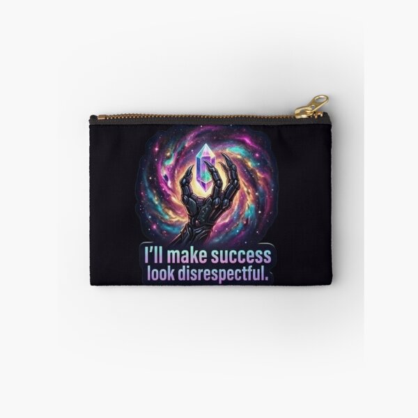 Item preview, I'll Make Success Look Disrespectful Cosmic Crystal Gauntlet Sticker designed and sold by Scro-Ciob-Shop.