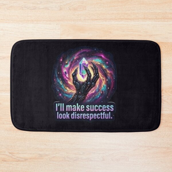 Item preview, I'll Make Success Look Disrespectful Cosmic Crystal Gauntlet Sticker designed and sold by Scro-Ciob-Shop.