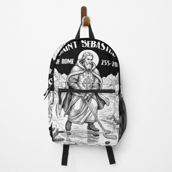 Item preview, Ice Hockey Player Funny Patron Saint Sebastian Sport designed and sold by GrandeDuc.