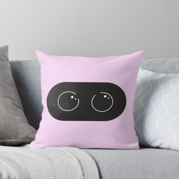 Item preview, black cat eyes boba chibi cute rounded whimsical twee design #1 designed and sold by Kyna Arts.