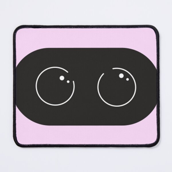 Item preview, black cat eyes boba chibi cute rounded whimsical twee design #1 designed and sold by Kyna Arts.