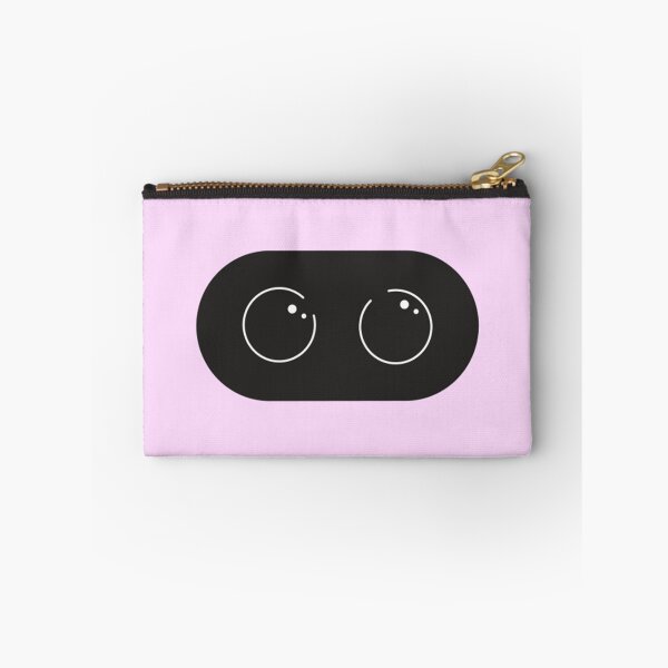 Item preview, black cat eyes boba chibi cute rounded whimsical twee design #1 designed and sold by Kyna Arts.