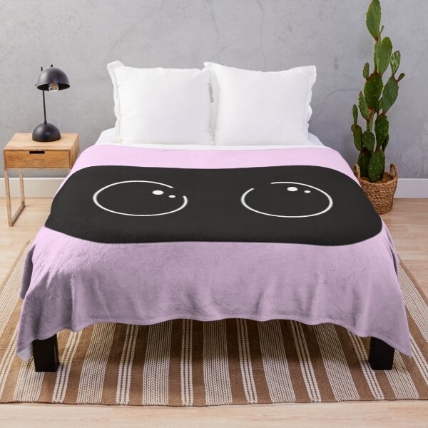 Item preview, black cat eyes boba chibi cute rounded whimsical twee design #1 designed and sold by Kyna Arts.