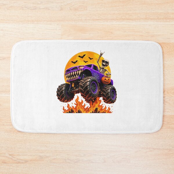 Item preview, Spooky Skeleton Riding Monster Truck Halloween Costumes Boy designed and sold by clothesy7.