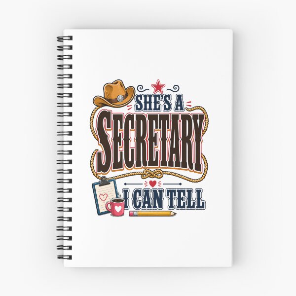 Item preview, She's A Secretary I Can Tell Funny Western Office Cowgirl designed and sold by WeirdlyMild.