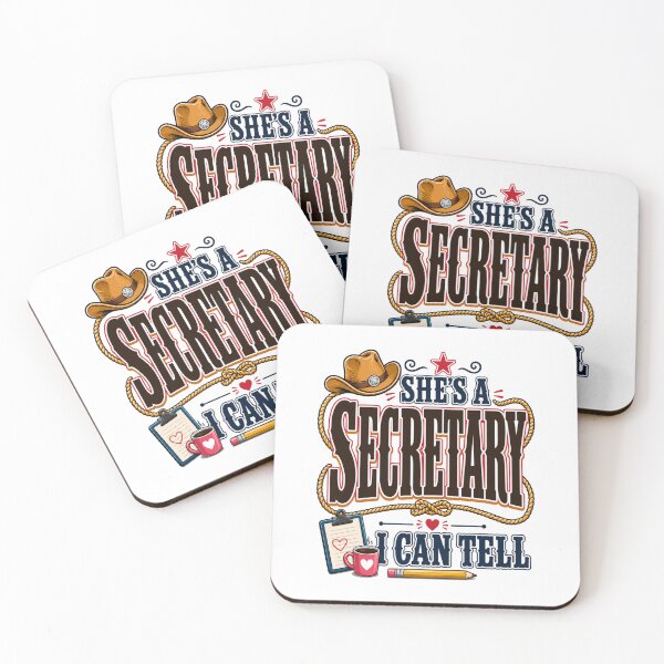 Item preview, She's A Secretary I Can Tell Funny Western Office Cowgirl designed and sold by WeirdlyMild.