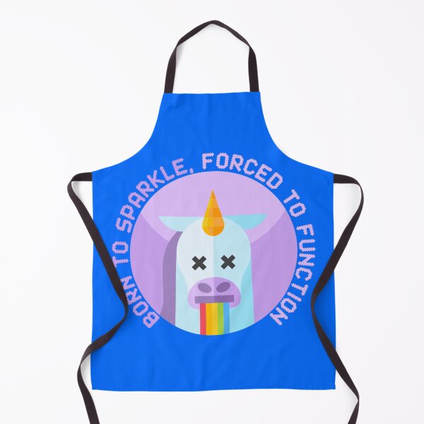 Item preview, Born to Sparkle Forced to Function Funny Sarcastic Unicorn designed and sold by Randomnessy.