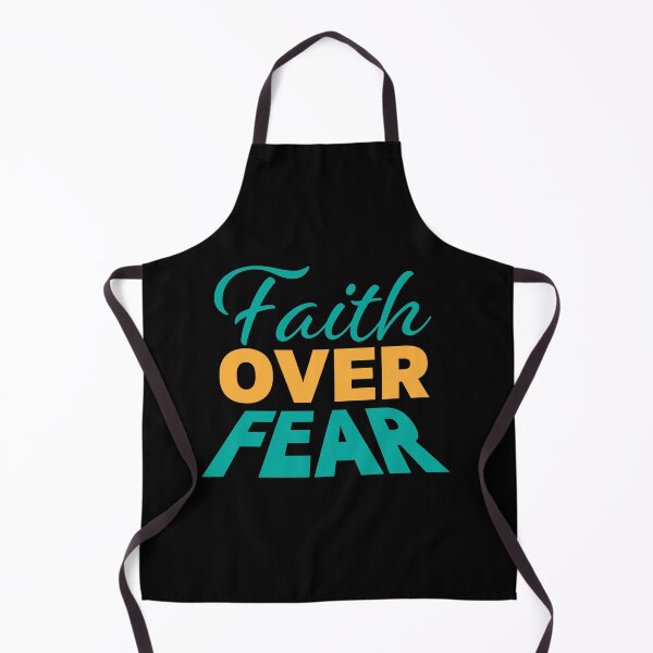 Item preview, Faith Over Fear – Christian Faith Typography T-Shirt Design designed and sold by CrossCrafted.