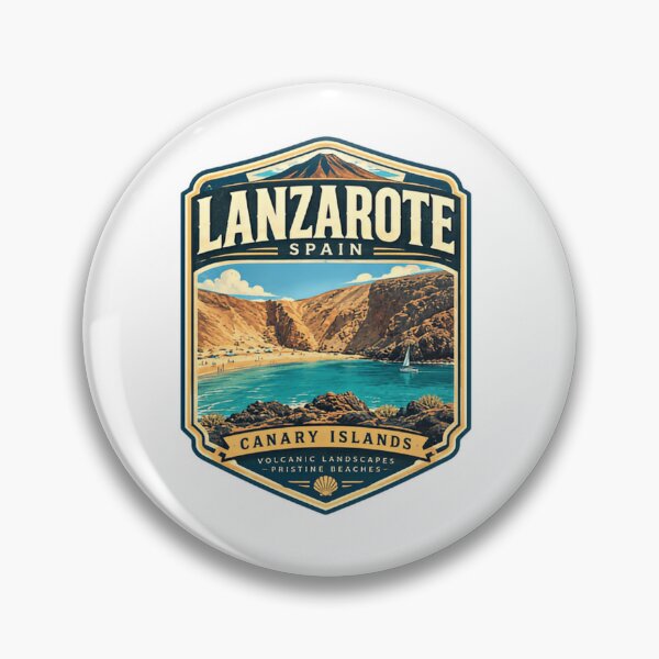 Item preview, Lanzarote Spain Canary Islands Volcanic Landscapes Pristine Beaches Travel Destination Souvenir designed and sold by Simsimah26Parks.