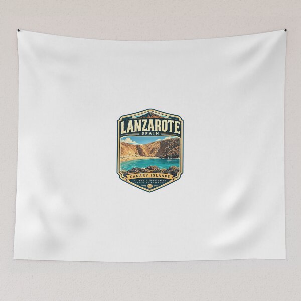 Item preview, Lanzarote Spain Canary Islands Volcanic Landscapes Pristine Beaches Travel Destination Souvenir designed and sold by Simsimah26Parks.
