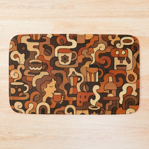 Item preview, Cozy Coffee Shop Puzzle (Cafe x Doodle) designed and sold by Thai Vibe Studio.