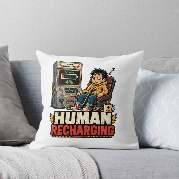 Item preview, Human Recharging – Funny 4% Battery Low Energy designed and sold by NarpLTD.