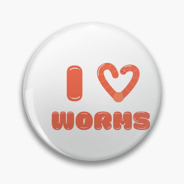 Item preview, I love worms designed and sold by jessicapenman.
