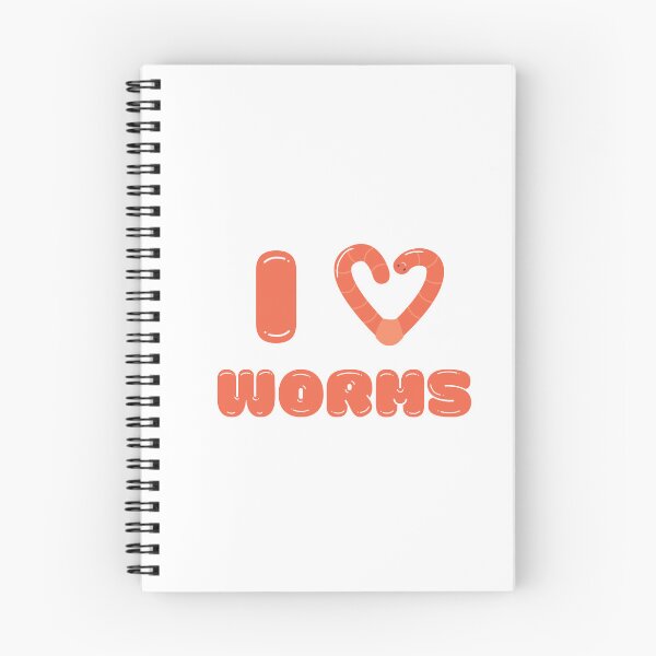 Item preview, I love worms designed and sold by jessicapenman.