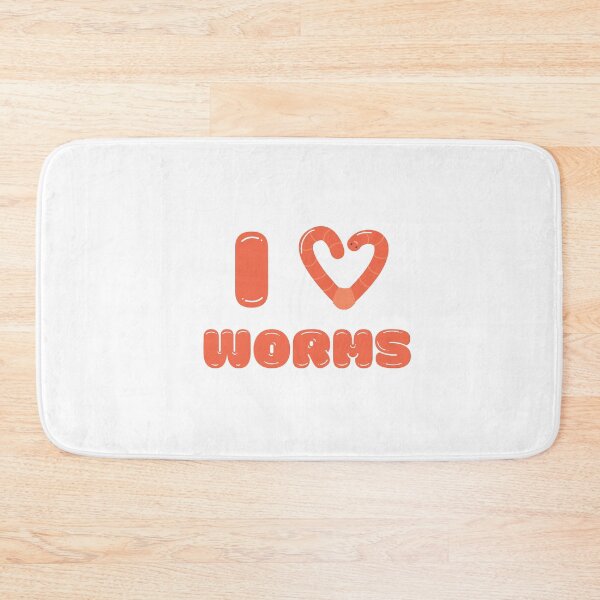 Item preview, I love worms designed and sold by jessicapenman.