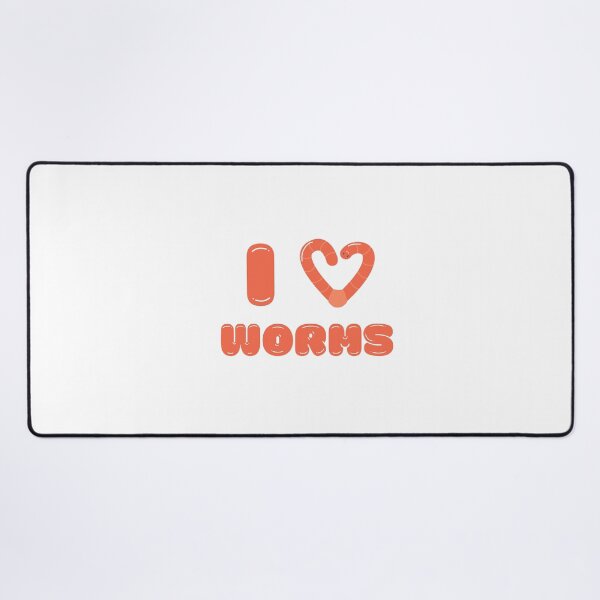 Item preview, I love worms designed and sold by jessicapenman.