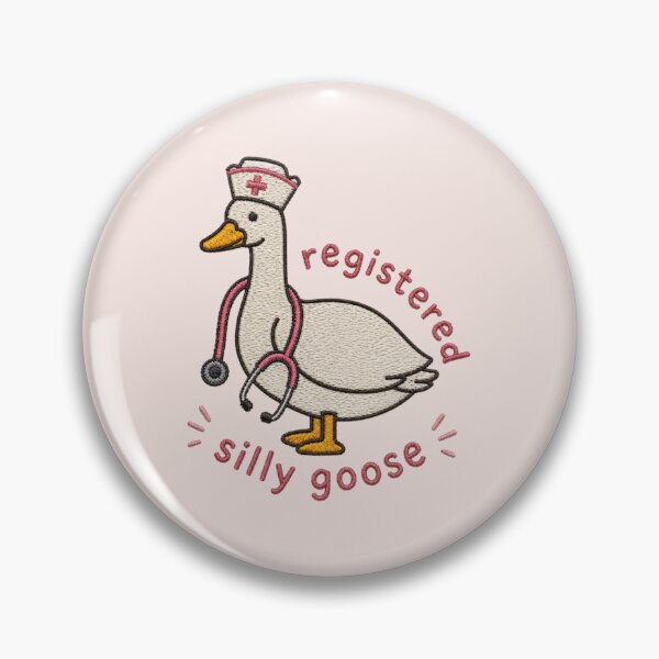 Item preview, Registered Silly Goose, Nurse Gift, Funny Goose, Nurse Day designed and sold by Quiajia.