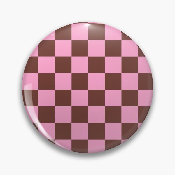 Item preview, Pink and Brown Check Grid designed and sold by OneThreeSix.