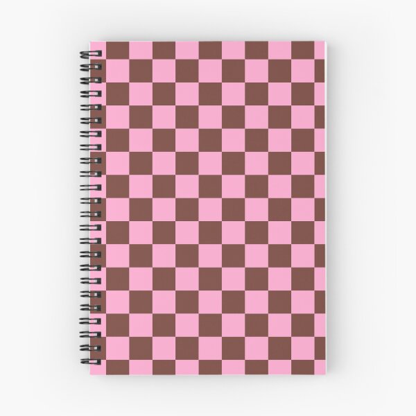 Item preview, Pink and Brown Check Grid designed and sold by OneThreeSix.