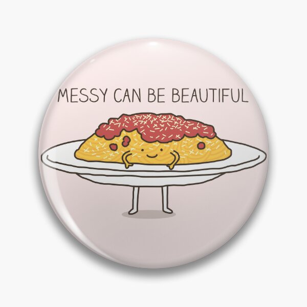 Item preview, Messy can be beautiful designed and sold by Milkyprint.