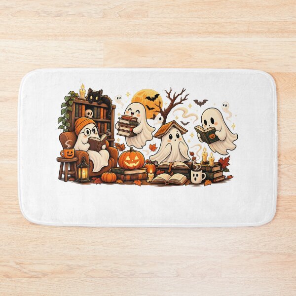 Item preview, Cute Ghost Reading Club Halloween Book Lover Spooky Books designed and sold by mraihan.
