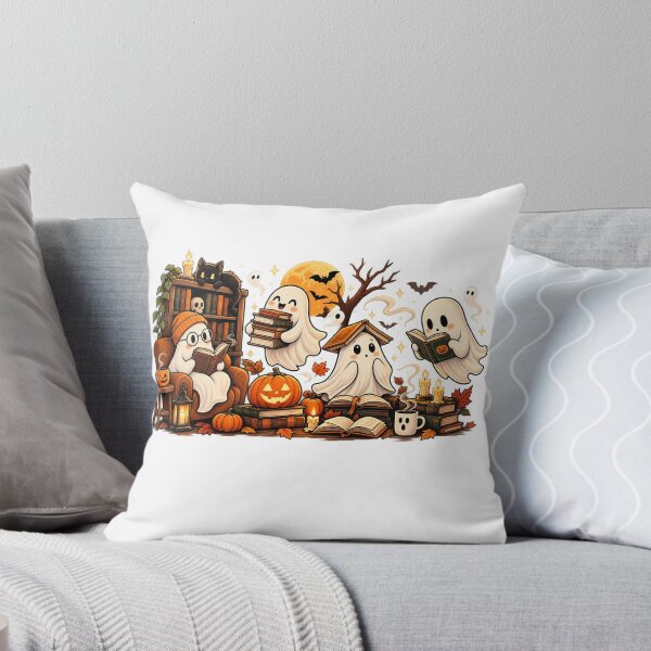 Item preview, Cute Ghost Reading Club Halloween Book Lover Spooky Books designed and sold by mraihan.