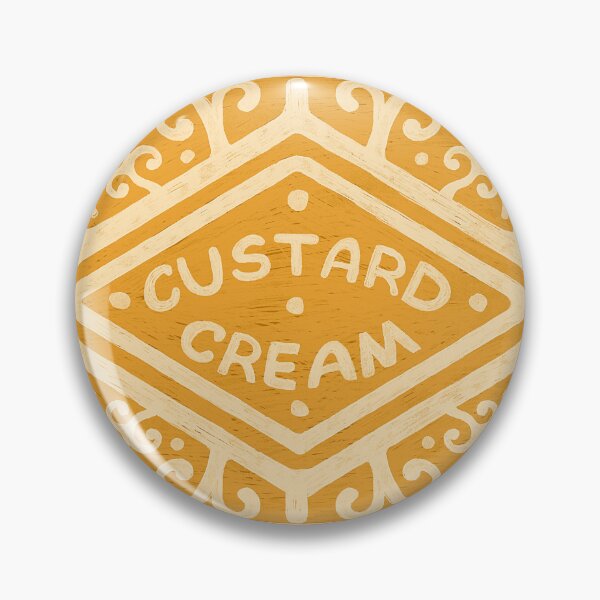Item preview, Custard Cream Biscuit – Vintage British Biscuit designed and sold by AgnieshkaSiwek.