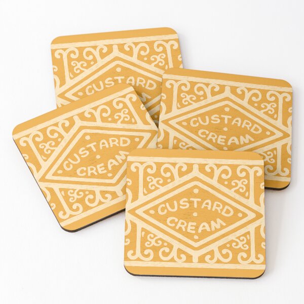 Item preview, Custard Cream Biscuit – Vintage British Biscuit designed and sold by AgnieshkaSiwek.