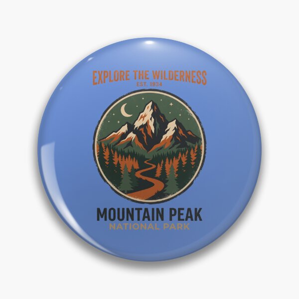 Item preview, Explore The Wilderness Mountain Peak National Park Vintage Outdoor. designed and sold by MyHappyArtShop.
