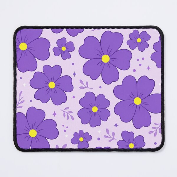 Item preview, Purple Flower Pattern | Cute Violet Floral Aesthetic designed and sold by itxelaraStudio.