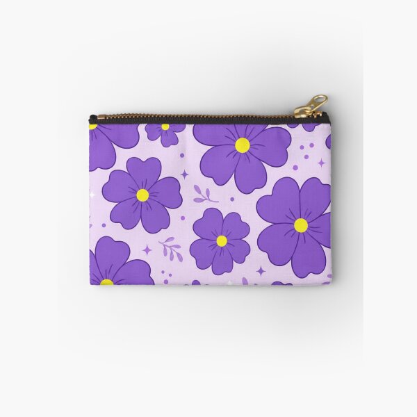 Item preview, Purple Flower Pattern | Cute Violet Floral Aesthetic designed and sold by itxelaraStudio.