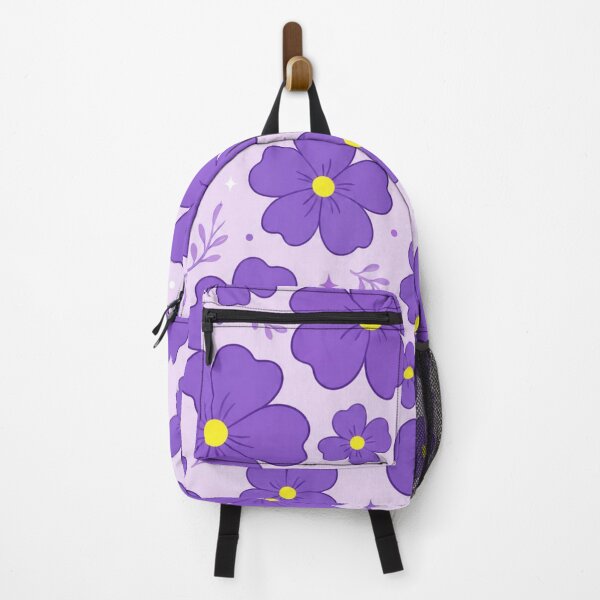 Item preview, Purple Flower Pattern | Cute Violet Floral Aesthetic designed and sold by itxelaraStudio.