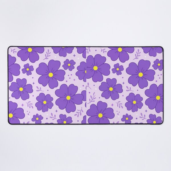 Item preview, Purple Flower Pattern | Cute Violet Floral Aesthetic designed and sold by itxelaraStudio.