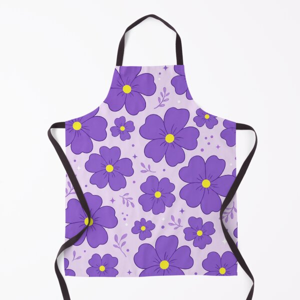 Item preview, Purple Flower Pattern | Cute Violet Floral Aesthetic designed and sold by itxelaraStudio.