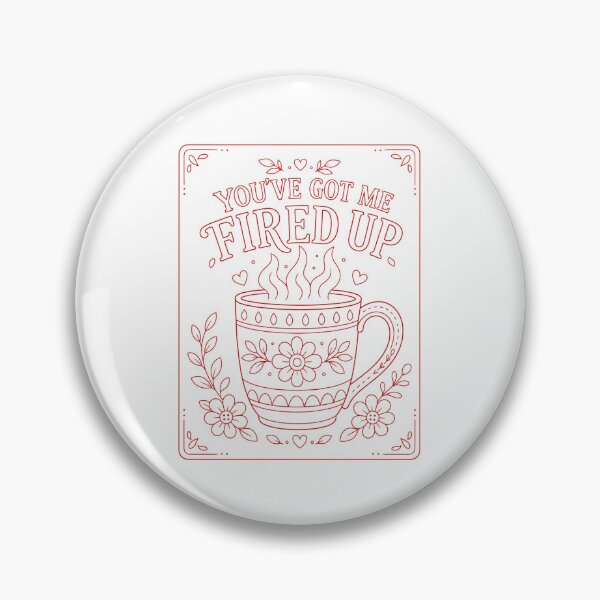 Item preview, You've Got Me Fired Up Mug Red designed and sold by SamanthaLPottery.
