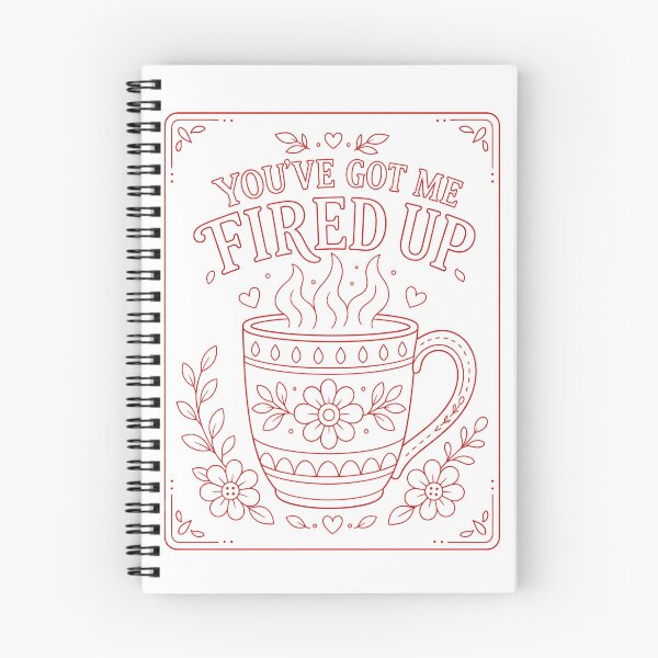 Item preview, You've Got Me Fired Up Mug Red designed and sold by SamanthaLPottery.