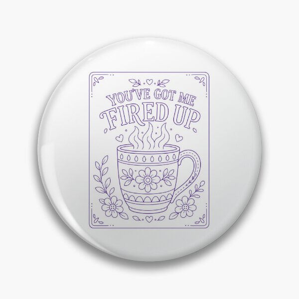 Item preview, You've Got Me Fired Up Mug Purple designed and sold by SamanthaLPottery.