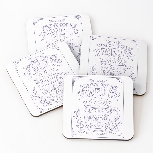 Item preview, You've Got Me All Fired Up Mug Purple designed and sold by SamanthaLPottery.