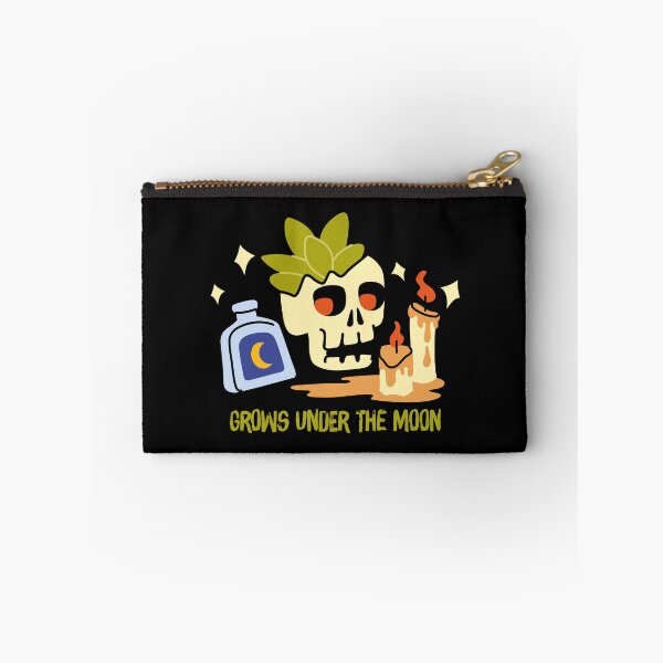 Item preview, Spooky Skull Plant Grows Under The Moon designed and sold by Panna Limon Store.