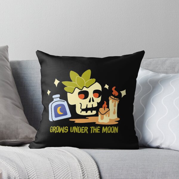 Item preview, Spooky Skull Plant Grows Under The Moon designed and sold by Panna Limon Store.