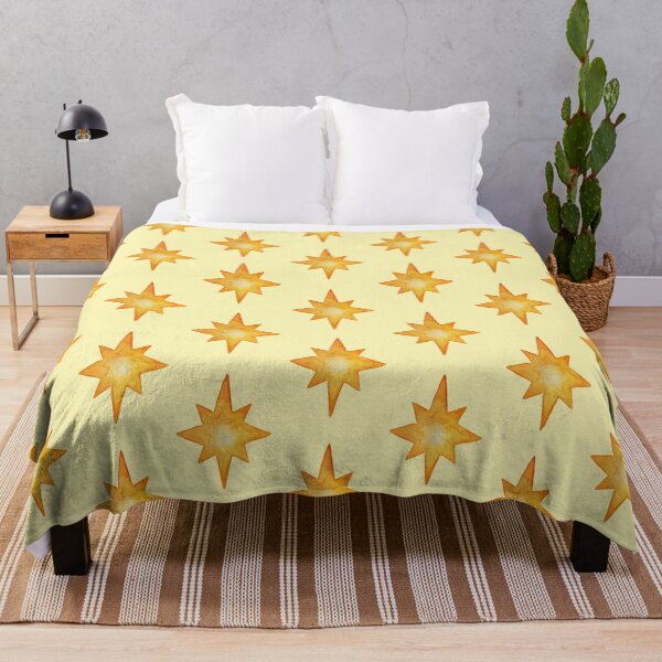 Item preview, Golden Watercolor Starburst – Abstract Sun Design designed and sold by Marilia Rosado Studio.