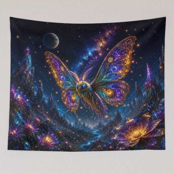Item preview, Nebula Moth – Cosmic Butterfly designed and sold by ZYVARENNE.