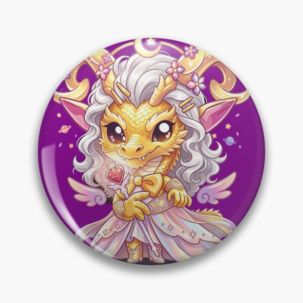 Item preview, Kawaii Golden Dragon Fairy Princess  designed and sold by unboxedbyJuls.