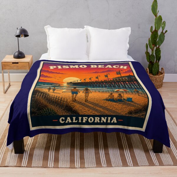 Item preview, Pismo Beach California Vintage Travel Sunset designed and sold by Swanny's Custom T-shirt and Gift Designs.