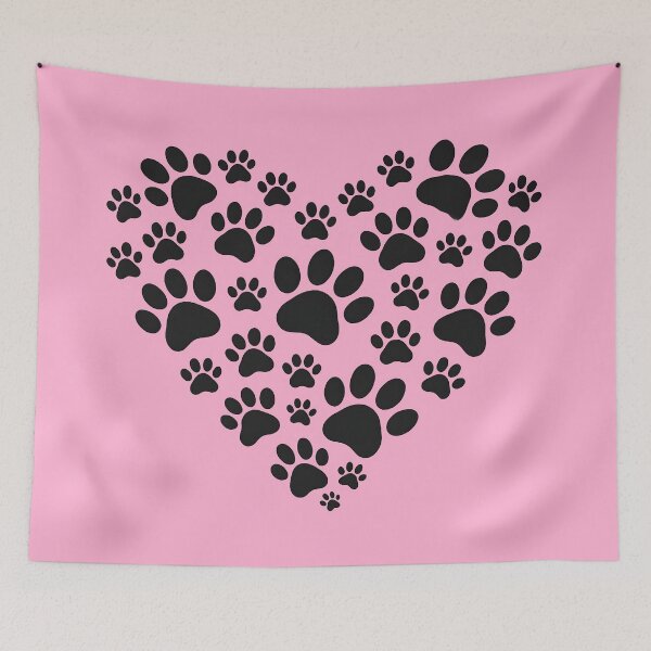 Item preview, Pawprint Heart designed and sold by TeeVelora.