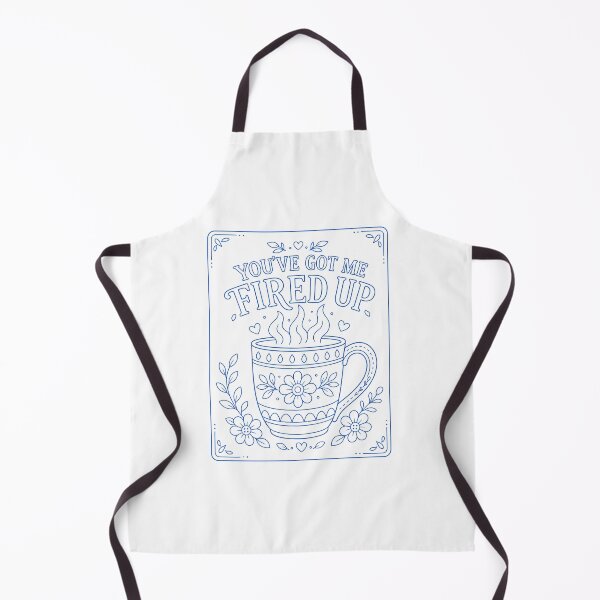 Item preview, You've Got Me All Fired Up Mug Blue designed and sold by SamanthaLPottery.