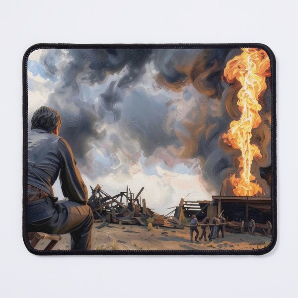 Item preview, There Will Be Blood Oil Painting designed and sold by SlurmzMcKenzie.
