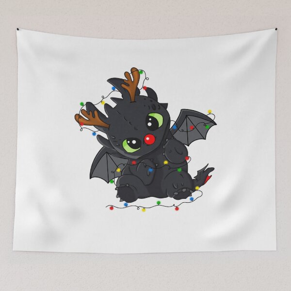 Item preview, Toothless Christmas Lights How To Train Your Dragon Cute Dragon Shirt designed and sold by Lilbahlil.