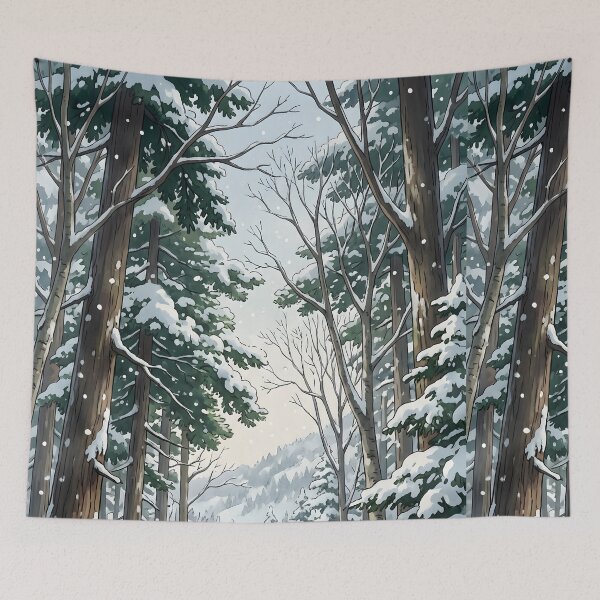 Item preview, 80s Retro Anime Forest Landscape designed and sold by Animania-AnimeS.